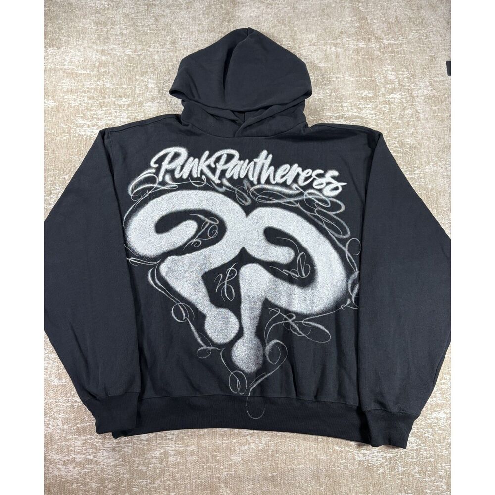 OFFICIAL An Evening With PinkPantheress 2026 Tour Merch “??” Hoodie Size L